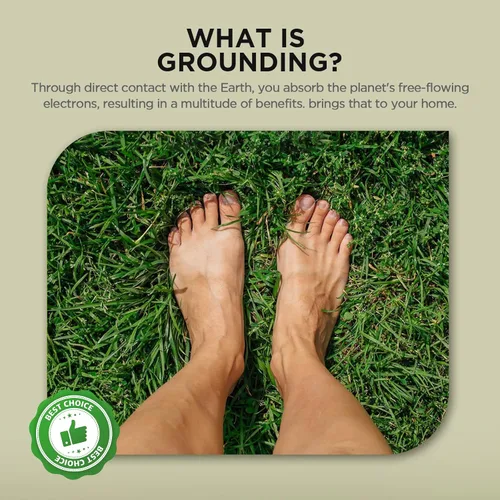 Miniatura 4 de Newise Grounding Sheets, 10% fibra de plata pura y 90% algodón orgánico, sábana bajera conductora para un mejor sueño, tamaño Queen de 60 x 80 x 15