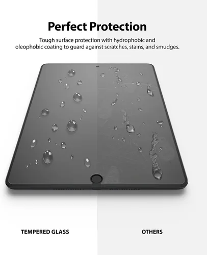Miniatura 7 de Ringke Protector de pantalla de vidrio templado compatible con iPad de 9ª generación (2021), iPad de 8ª generación (2020), iPad de 7ª