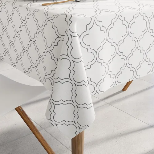 Miniatura 19 de Encasa XO Mantel de comedor – 57 pulgadas – Redondo (4.7 pies) para 4 plazas Algodón, lavable a máquina, mantel redondo Manteles para bodas