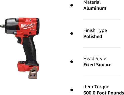 Miniatura 5 de Llave de impacto de torque medio de MILWAUKEE, 3/8", inalámbrica