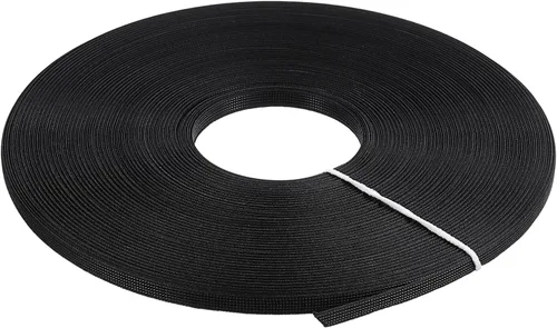 Miniatura 57 de uxcell Deshuesado para coser, 1 pieza de 5 yardas y 0.236 in – corsé de poliéster de alta densidad para vestido de novia, vestido de novia (negro)