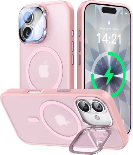 Miniatura 79 de VOFATA - Funda magnética para iPhone 17 Pro Max, cubierta para cámara con soporte, protección completa para la cámara, compatible con MagSafe