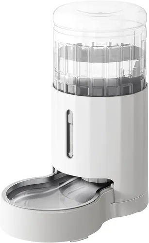 Miniatura 11 de CZPET Dispensador automático de agua de 7L para perros y gatos con cuenco de acero inoxidable, dispensador de agua por gravedad, 100% libre de BPA
