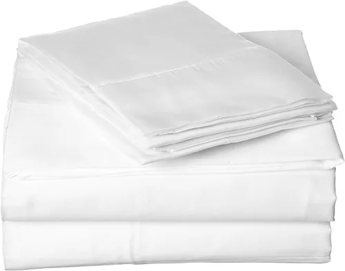 Miniatura 18 de LaxLinen Sábanas Aqua Solid Full, 1 sábana bajera de bolsillo extra profundo para colchones de 18 a 24 pulgadas, calidad egipcia elástica, 600 hilos