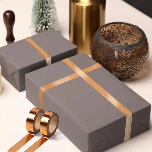 Miniatura 2 de Cinta Washi de papel de aluminio sólido, cinta adhesiva decorativa autoadhesiva, cinta de arte gráfico, envoltura de cinta gráfica Washi DIY