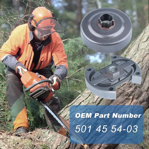 Miniatura 5 de . Kit de piñón de llanta de tambor de embrague de 325"-7 para Husqvarna 50 50 Special 51 51 EPA 55 55 EPA 55 EPA 55 Rancher motosierra piezas
