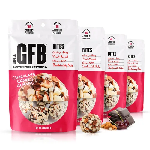 Miniatura 27 de The GFB Bocados de proteína de chocolate negro y coco - Sin gluten, a base de plantas, sin OMG, hechos de manera sostenible – Ridículamente