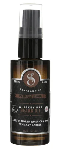 Suavecito Premium Blends - Aceite de barba sin enjuague para suavizar el cabello, hidratar la piel, eliminar la caspa de la barba, crecimiento
