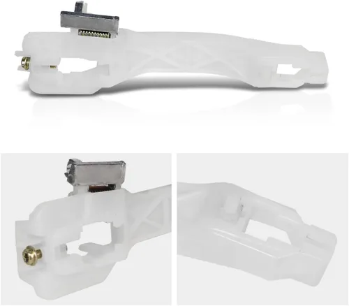 Miniatura 2 de PM PERFORMOTOR Soporte de montaje para manija de puerta lateral del pasajero delantero derecho compatible con Chevy Aveo Pontiac G3 07-11, blanco