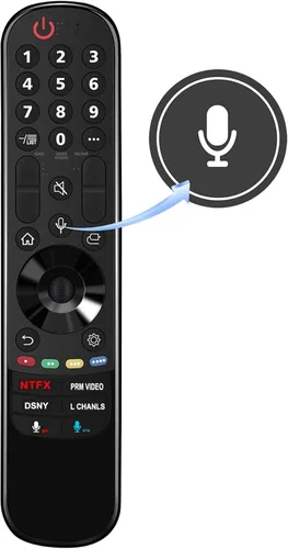 Miniatura 2 de Control remoto de voz mágica de repuesto AN-MR21GA para LG TV 65QNED90UPA 65QNED95UPA 65QNED99UPA 75QNED90UPA 75QNED95UPA 75QNED99UPA 86QNED90UPA