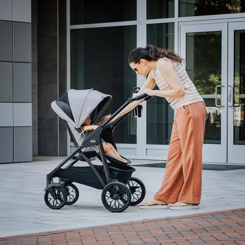Miniatura 4 de Chicco Corso LE ClearTex Sistema de viaje modular, cochecito modular Corso LE con asiento y base KeyFit Max ClearTex para automóvil infantil