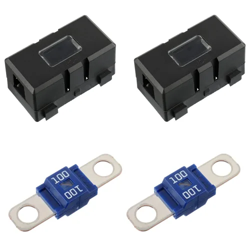 Miniatura 10 de BOJACK Portafusibles AMI/Midi de 40 amperios y fusibles midi atornillados de alta corriente 40A para automóviles, camiones y vehículos (paquete de 2)