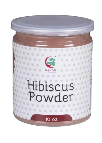 Miniatura 6 de Hibiscus Powder 10 oz Polvo de hibisco 100% natural y puro para el crecimiento del cabello por Yogi's Gift®