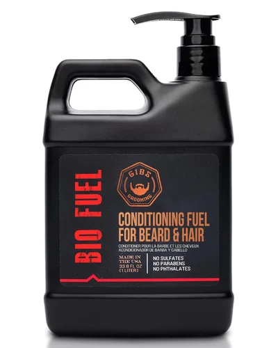 GIBS BioFuel - Acondicionador hidratante para barba y cabello, 33.8 onzas líquidas (paquete de 1)