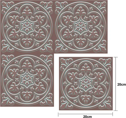 Miniatura 4 de SVNOOC Adhesivos de azulejos de pared despegar y pegar, calcomanías para salpicadero, azulejos para el hogar para cocina/sala de estar/baño
