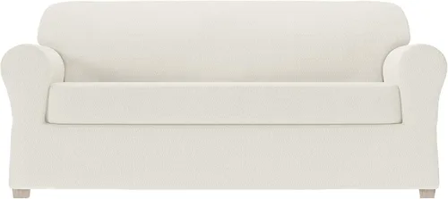 Miniatura 22 de Zenna Home Simply Fit - Funda elástica para sofá (1 pieza), color moca