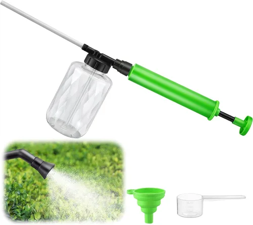 Miniatura 8 de Qualirey Polvo de tierra de diatomeas, dispensador aplicador de polvos de jardín de 16.9 fl oz, polvo de polvo, aplicador de polvos para el hogar