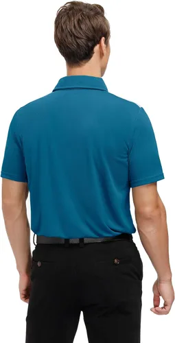 Miniatura 5 de Corna Camisas de golf para hombre que absorben la humedad ajuste seco de secado rápido manga corta estilo casual para hombre