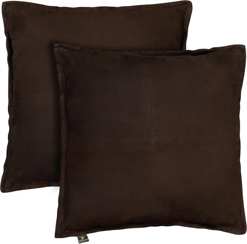 Miniatura 98 de Funda de almohada de piel de cordero – Funda de cojín decorativa para sofá – Fundas para sala de estar y dormitorio, 22 x 22 pulgadas – Paquete de 2