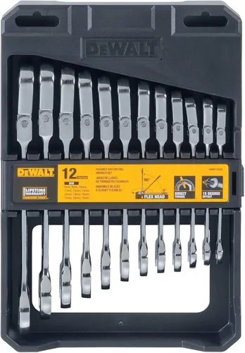 Miniatura 2 de DEWALT Juego de llaves de trinquete, MM, flexible, 12 piezas (12 piezas)