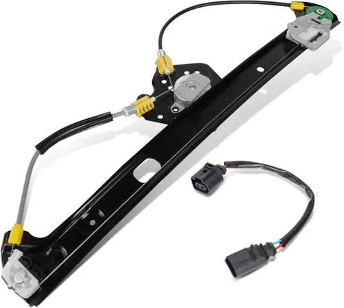 Miniatura 23 de DNA MOTORING OEM-WR-0031 Conjunto de motor y regulador de elevalunas eléctrico delantero izquierdo del lado del conductor compatible con 00-06 BMW