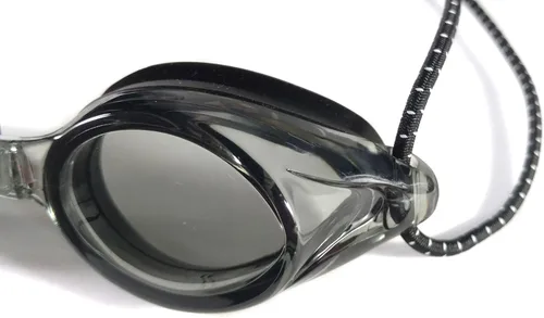 Miniatura 3 de Gafas de natación anti niebla con correa elástica de ajuste rápido Negro