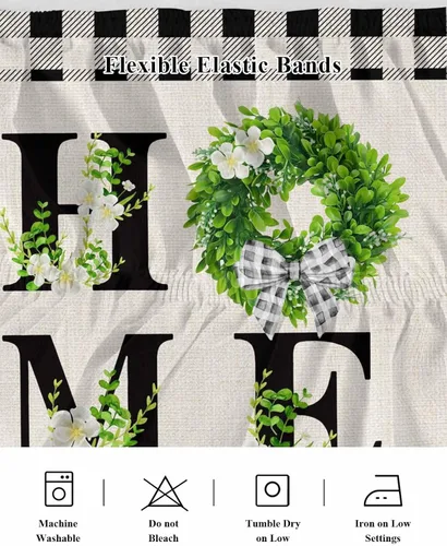 Miniatura 4 de Flower Leave Home - Falda de cama de tamaño King de 16 pulgadas de caída, ajustable y elástica, plisada, con volantes de polvo de lujo para cama