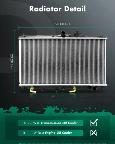 Miniatura 2 de SCITOO 19 Radiador Fit 1990-1993 para Honda para Accord 2.2L 1992-1996 para Honda para Prelude 2.2L