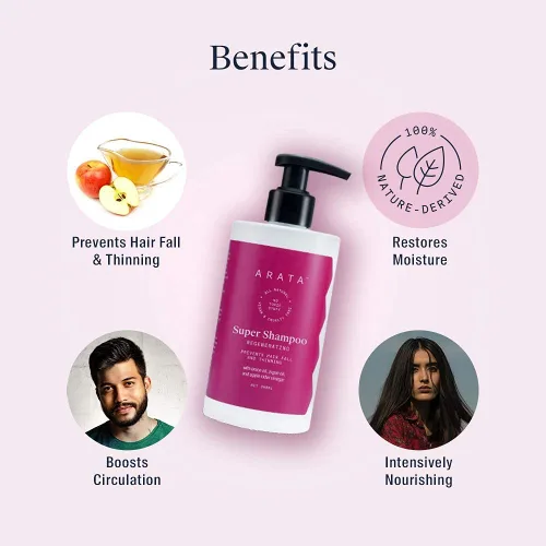 Miniatura 2 de Pub Arata Ganadora del Mejor Champú Diario (Vogue Beauty Awards - 2021) Súper champú regenerador natural 5 en 1 anti-caída con aceite de cebolla