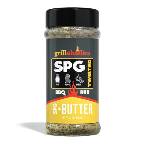 Miniatura 6 de Grillaholics Condimento de ajo y sal y pimienta - Condimentos SPG Rub - El condimento multiusos perfecto y condimento para barbacoa