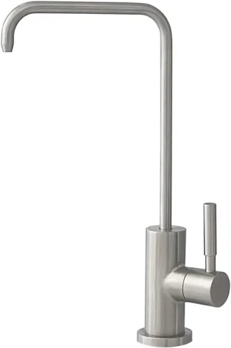 Miniatura 11 de Stylish Grifo de agua potable Cartucho de núcleo de cerámica de acero inoxidable, mango único, arco alto, rotación de 360 grados, grifo de ósmosis