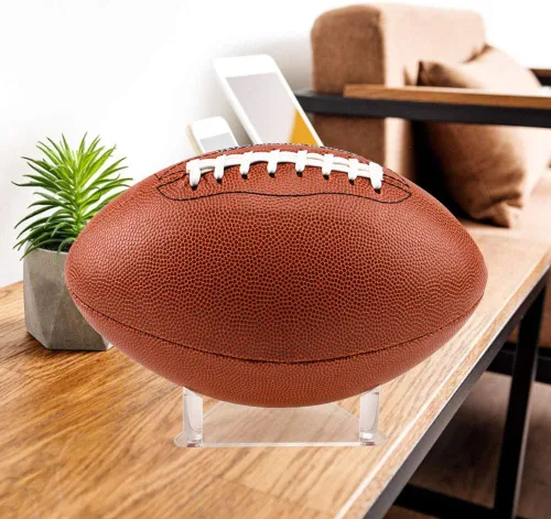 Miniatura 6 de Tasybox Soporte de bola acrílica, estante de almacenamiento de pelotas deportivas para baloncesto, fútbol, voleibol, fútbol, pelotas de rugby
