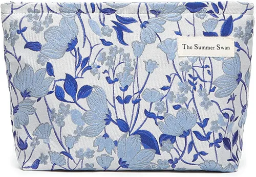 Miniatura 24 de The Summer Swan Kit de higiene y cuidado de la piel de maquillaje bonito con flores grandes para período de media jornada Arce de verano