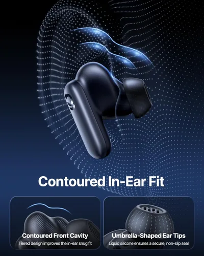 Miniatura 6 de Baseus Inspire XP1 - Auriculares adaptativos con cancelación de ruido, sonido de Bose, Dolby Audio, ANC adaptativo en tiempo real premium, sonido