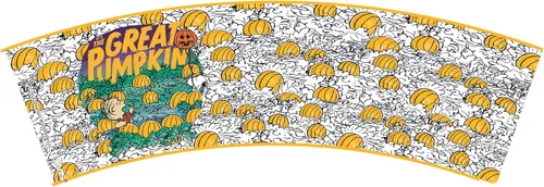 Miniatura 2 de Tervis Vaso aislado de doble pared Peanuts Great Pumpkin hecho en Estados Unidos mantiene las bebidas frías y calientes, 16 onzas, taza, clásico