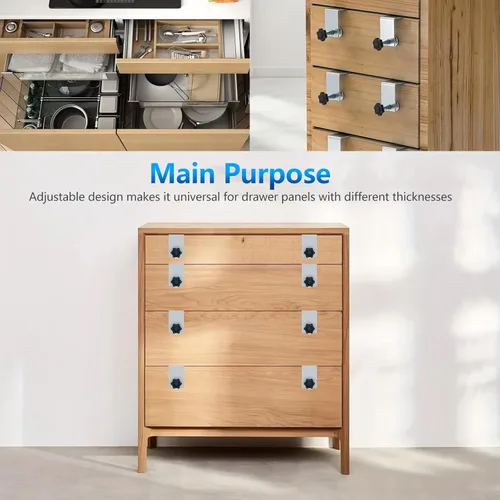 Miniatura 7 de 4 abrazaderas universales de instalación de gabinete con abrazadera en C, abrazaderas de marco de cara para gabinetes de muebles, diseño de guía