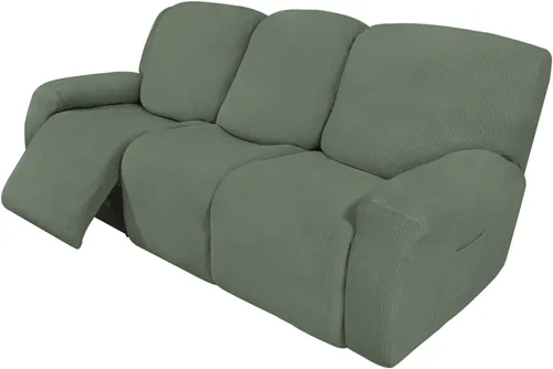 Miniatura 19 de Easy-Going - Funda elástica para sofá reclinable y sofá cama, 6 piezas, protector de muebles, suave, parte inferior elástica, tela jacquard