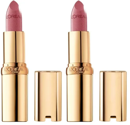 Miniatura 42 de L'Oreal Paris Colour Riche Original - Lápiz labial cremoso e hidratante satinado con aceite de argán y vitamina E, lava ardiente, 1 unidad Blazing