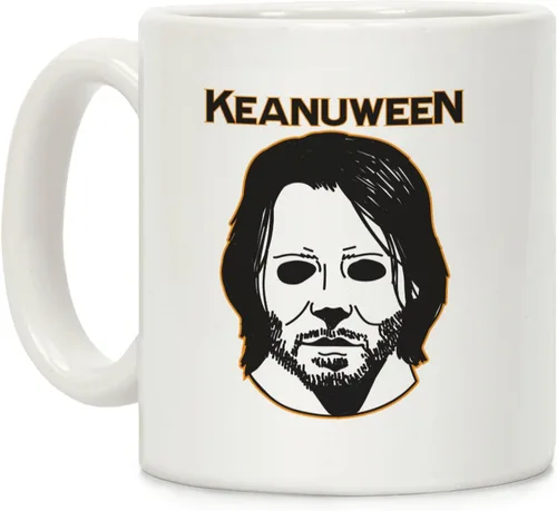 Miniatura 28 de LookHUMAN Taza de Café de Halloween – Halloween Is Meowgical Tazas, Taza de Café Espeluznante Idea de Regalos de Taza, 15 Onzas 10-Blanco