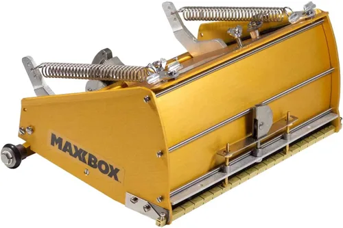 Miniatura 3 de TapeTech MaxxBox Power Assist - Caja plana para paneles de yeso de 7 a 10 a 12 pulgadas con mango extensor, bomba, relleno de caja