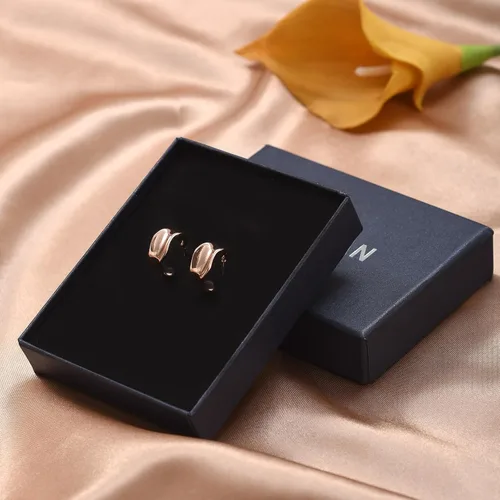 Miniatura 11 de Aretes de aro gruesos de oro para mujer, chapados en oro de 14 quilates y plata, aretes geométricos, aretes colgantes de nudo de moda