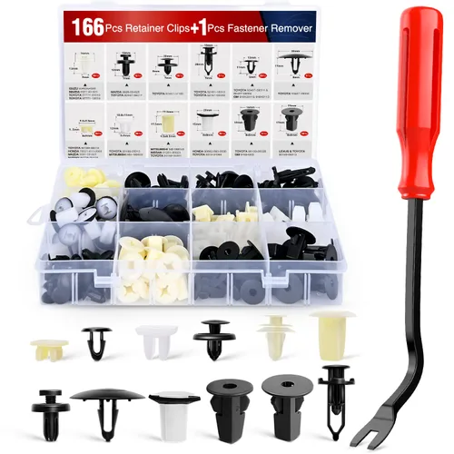 Miniatura 10 de Nilight 150 piezas de sujetadores de parachoques tipo empuje, clips de remache universales para automóviles y sujetadores para parachoques