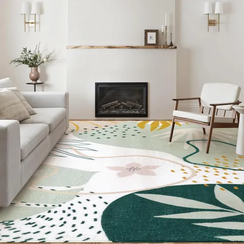 Miniatura 57 de Lahome Alfombra de pasillo rosa - Alfombra de 2x7, alfombra antideslizante lavable para baño, alfombra ligera para piso, alfombras para pasillo