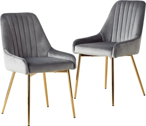 Miniatura 12 de Sillas de comedor de terciopelo, sillas de terciopelo, silla de cocina, silla de comedor, sillas de comedor, silla de comedor, con patas de metal