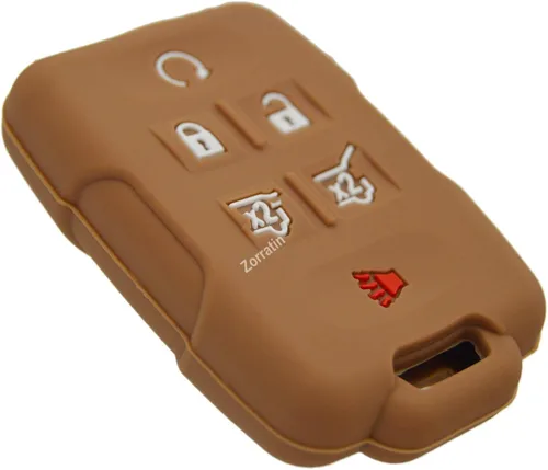 Miniatura 10 de Protector de silicona para llavero con control remoto GMC Yukon y Chevrolet Suburban Tahoe 2015-2020 SUV con encendido de llave giratoria