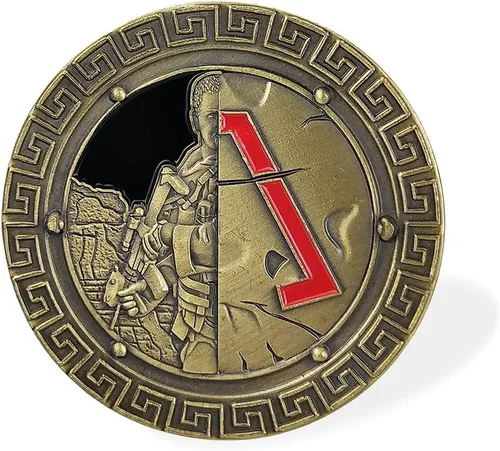 Miniatura 2 de Moneda de desafío militar Spartan Warrior Ethos (amzag715)