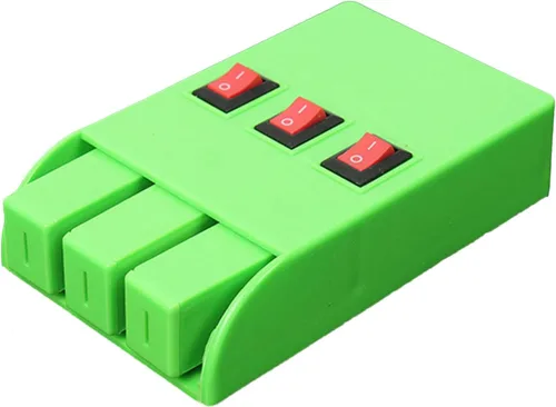 Miniatura 8 de Conjunto de fuente de luz paralela de tres vías Fuente de tres canales Física Óptica Herramienta de experimento para estudiantes junior Óptica