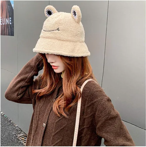Miniatura 3 de Haoohu Gorra de algodón para adultos, diseño de rana, sombrero de sol para fiesta de disfraces