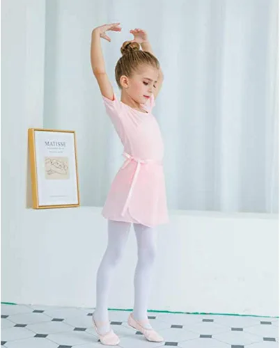 Miniatura 5 de Stelle - Leotardos de ballet para niñas - Conjunto de vestido de danza con falda y medias (infantes, niñas pequeñas y niñas grandes)
