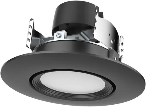Miniatura 5 de Satco LED Retrofit cardán Downlight, CCT seleccionable 2700K/3000K/3500K/4000K/5000K, 4 pulgadas, acabado de níquel cepillado